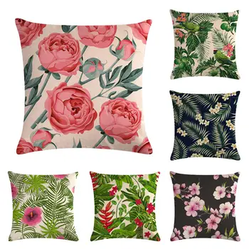 

World famous flower--23 HomerDecor Cushion Cover Throw Pillowcase Pillow Covers 45 * 45cm Sofa Seat Cushion Decorative