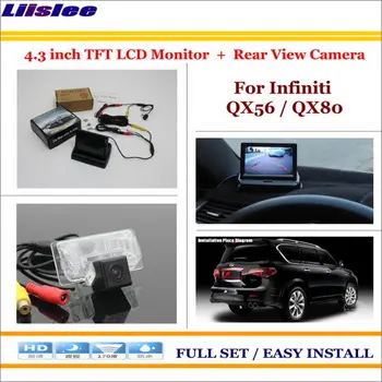 

Car 4.3" TFT LCD Monitor Screen For Infiniti QX56/QX80 Car Rearview Back Up Camera Car Parking System