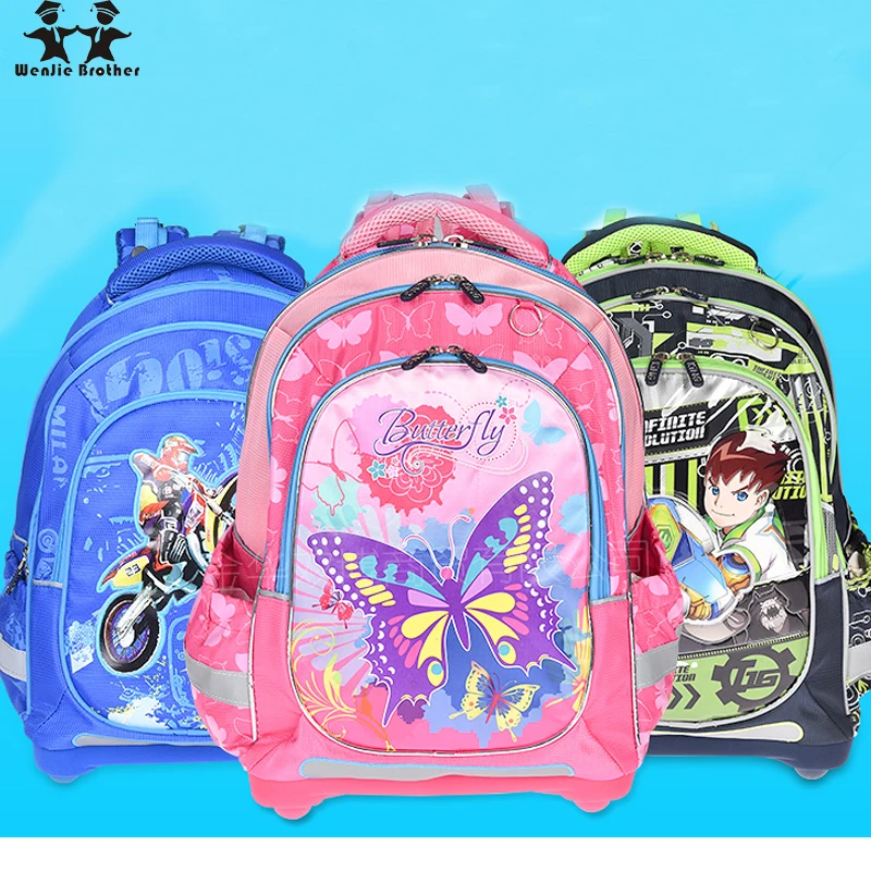 Wenjie brother детский школьный рюкзак monsterhigh бабочка ортопедическая детская школьная