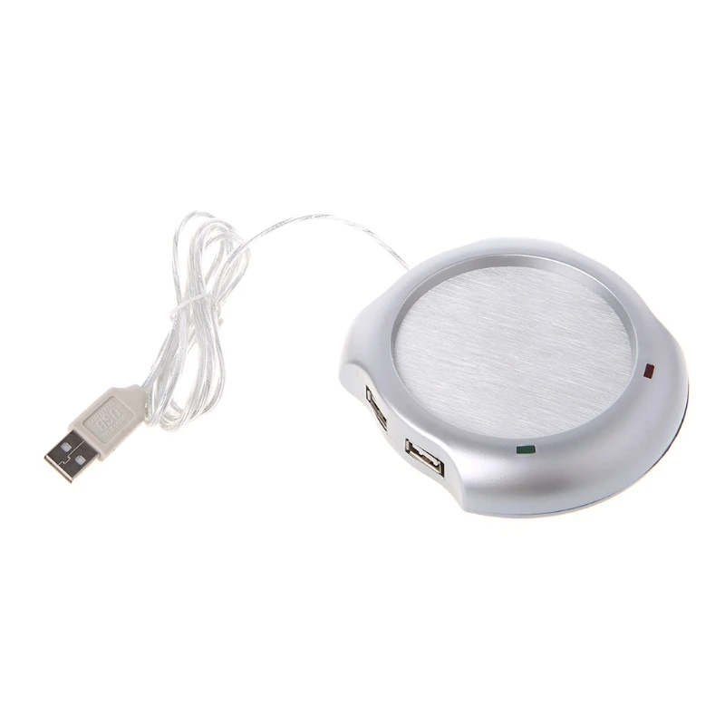 Гаджет-USB чай кофе нагреватель для чашки нагреватель Pad с 4 порта usb-концентратор ПК ноутбук-коврик для мыши