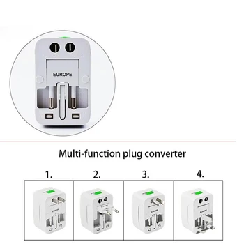 

1PCS Plastic Converter Plug It Is Can Be Universal In The Whole World