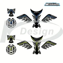 Free shipping! k-sharp Carbon 3D ADESIVI Sticker Decal Emblem Protection Tank Pad Gas Cap Fit KAWASAKI Z900 Z 900 2017
