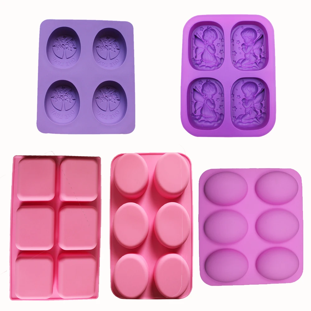 Buy DIY Silicone tools 6 lattices silicone baking mold