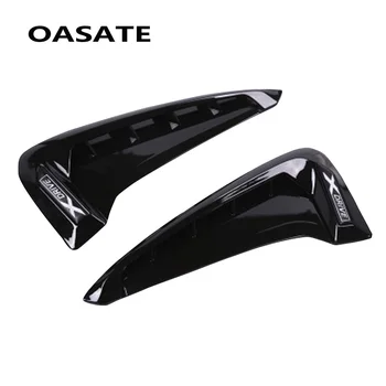 

2Pcs/set ABS Car Front Fender Side Air Vent Cover Trim Car-styling For BMW X Series X5 F15 X5M F85 Shark Gills Side Vent Sticker