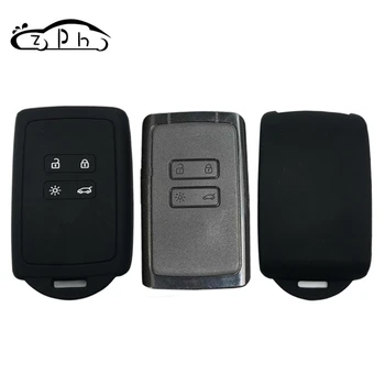 

Silicone Car Key Cover Fob Case for Renault Koleos Kadjar Megan 2016 2017 TALISMAN CAPTUR Espace Clio 2018 2019TALISMAN CAPTUR