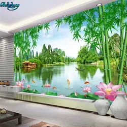 Beibehang большой масштаб пользовательские обои красивые пейзажи Цзяннань хорошие декорации гостиная ТВ фон украшения дома