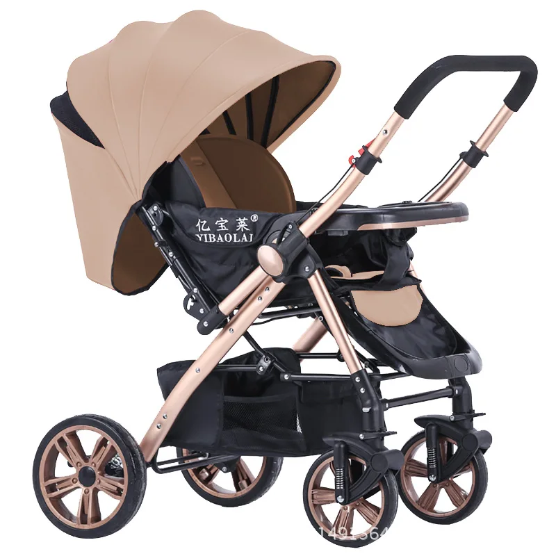 

Popular high-profile baby trolley can sit and lying carrinho de be ultra-light portable folding four-wheeled cart