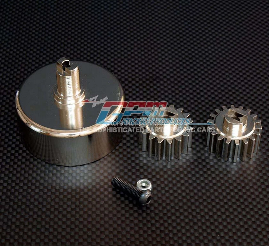 

HPI BAJA Steel Pinion 16t & 18t With 5mm Bore, With Stock Spur Gear Or Sbj057t+Clutch Bell With Screw & Lock Nut Sbj01618to