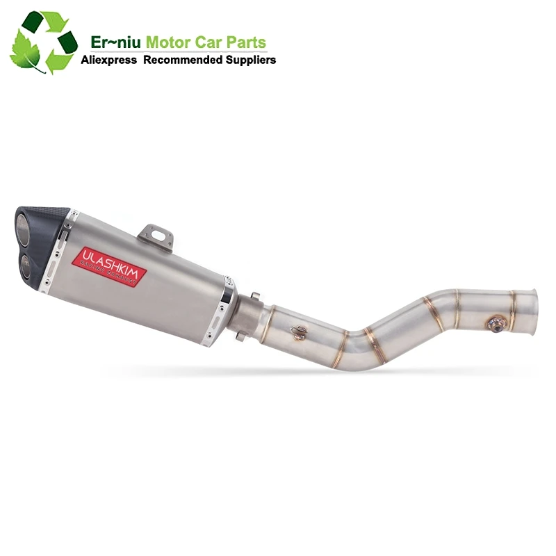 

Motorcycle Exhaust Muffler Escape Middle Link Contact Pipe Full System Slip On For yamaha YZF R1 1000 YZF1000 YZF-R1 2009~2015