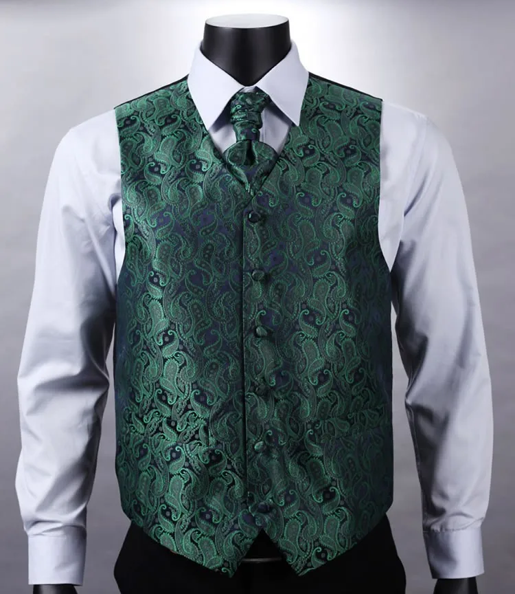 VE10 Green Navy Blue Paisley (1)
