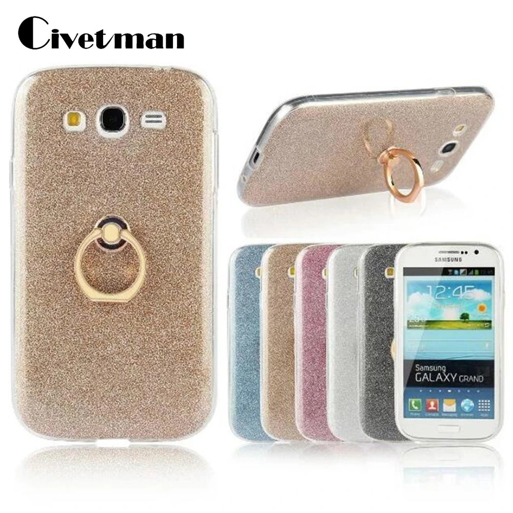 Funda para Samsung Galaxy Neo I9062 Galaxy Grand i9080, carcasa de silicona TPU, Flash, brillo, anillo, Stent|case for samsung galaxy|case for samsungcase for - AliExpress