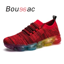 

Full air cushion Breathable Cushioning running shoes for men 2018 Comfortable off white sneakers homens men shoes spring