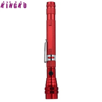 

High Quality Flexible Torch Telescopic 3 LED Magnetic Pick Up Tool Light Flashlight