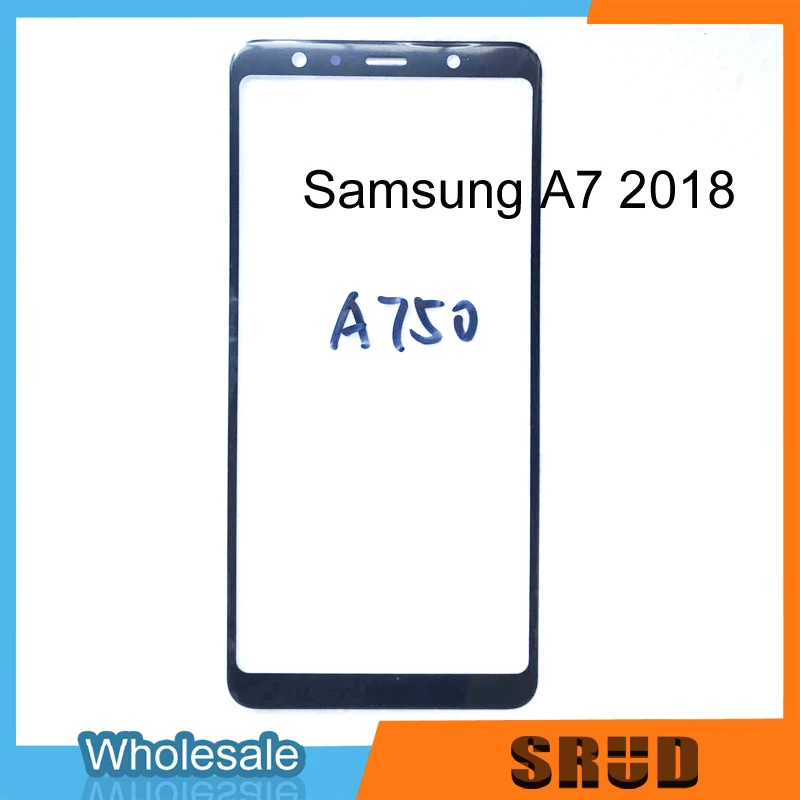 

50Pcs For Samsung Galaxy A7 2018 A750 A750F A750FN A750G LCD Touch Screen Front Outer Glass Panel With Laminated OCA