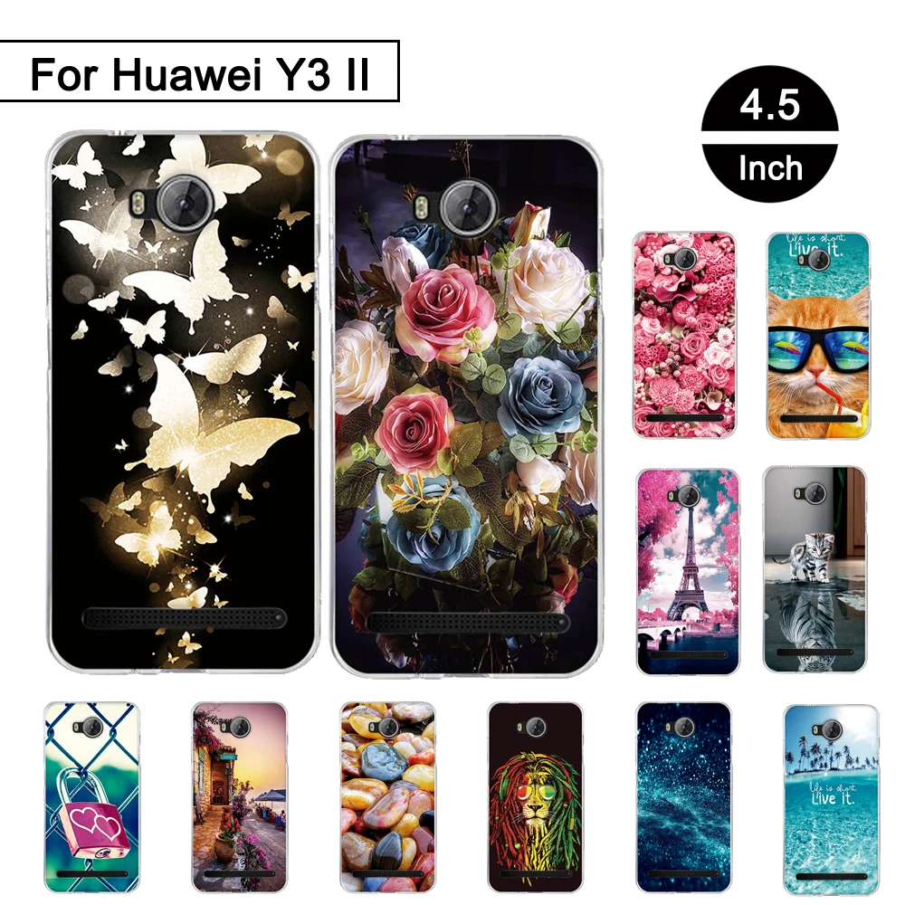 Чехол для телефона Huawei Y3II чехол Y3 2 с принтом Бампер II 4 5 &quot U22/ LUA U22/Lua L21 чехол|case for