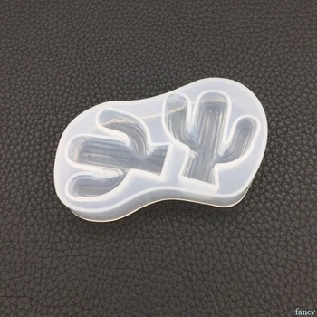 

Silicone Mold DIY Jewelry Making Cactus Pendant Cake Decoration Fondant Epoxy Resin Molds Crystal Handmade Tools Creative Unique