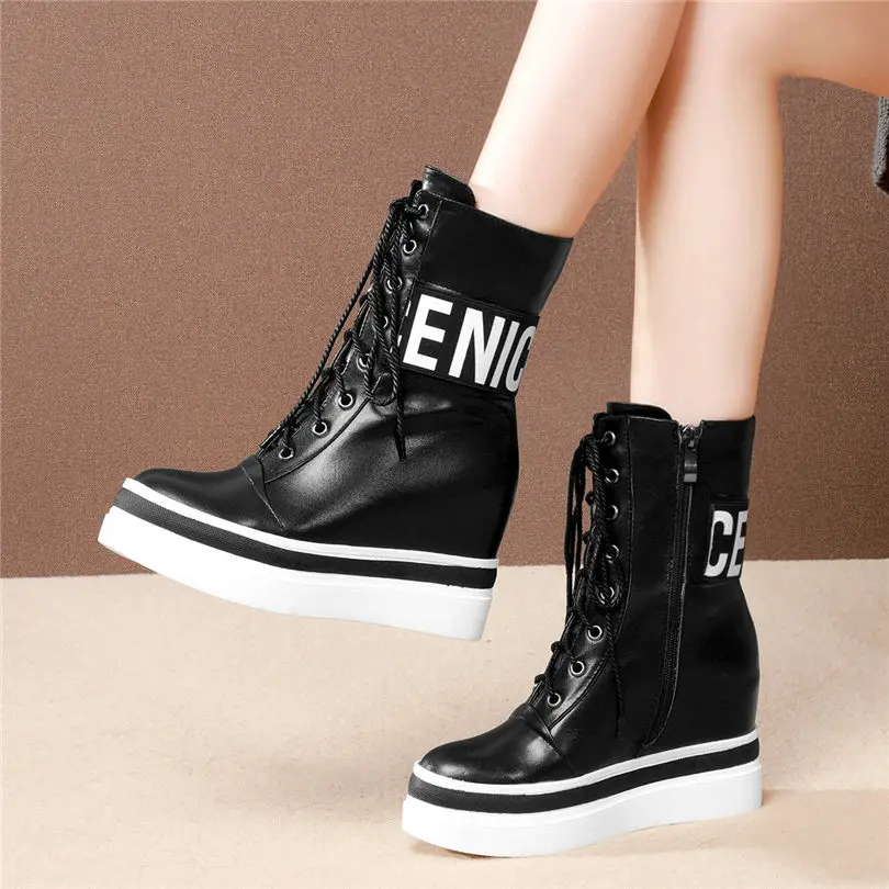 womens leather high top trainers