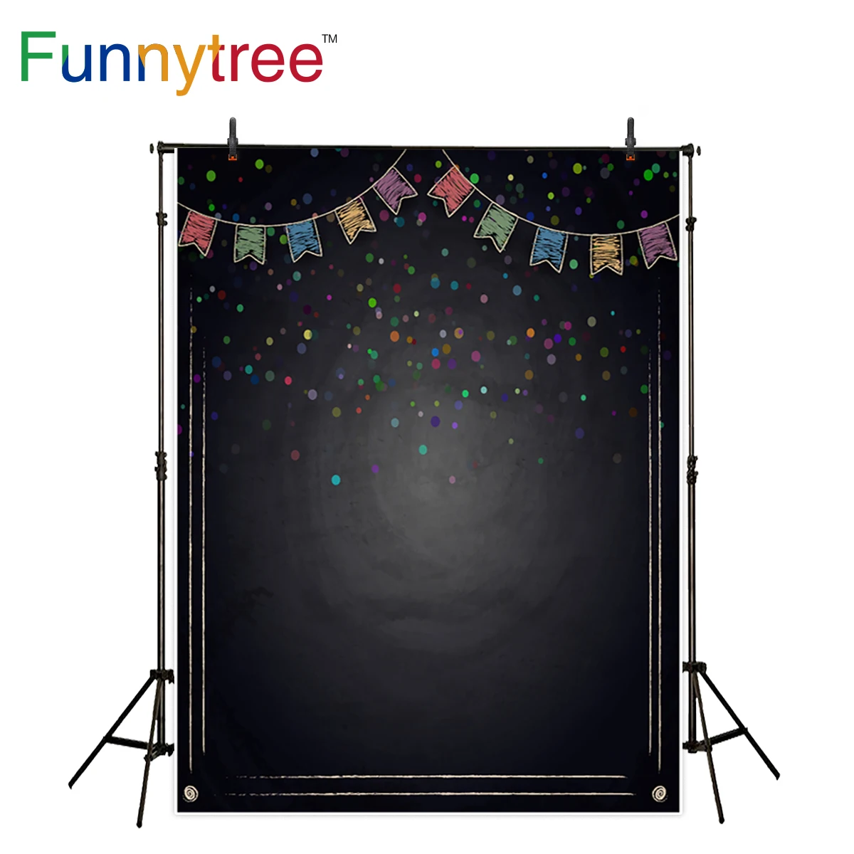 Фон Funnytree для фотосъемки яркий задний фон флаги декор вечеринки школьный