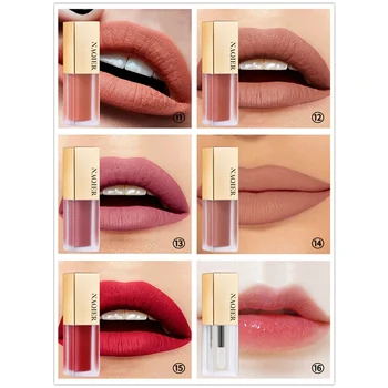 

6pcs Professional Liquid Lipstick Sets Moisturizing Waterproof Non-stick Cup Easy To Color Liquid Lip Gloss