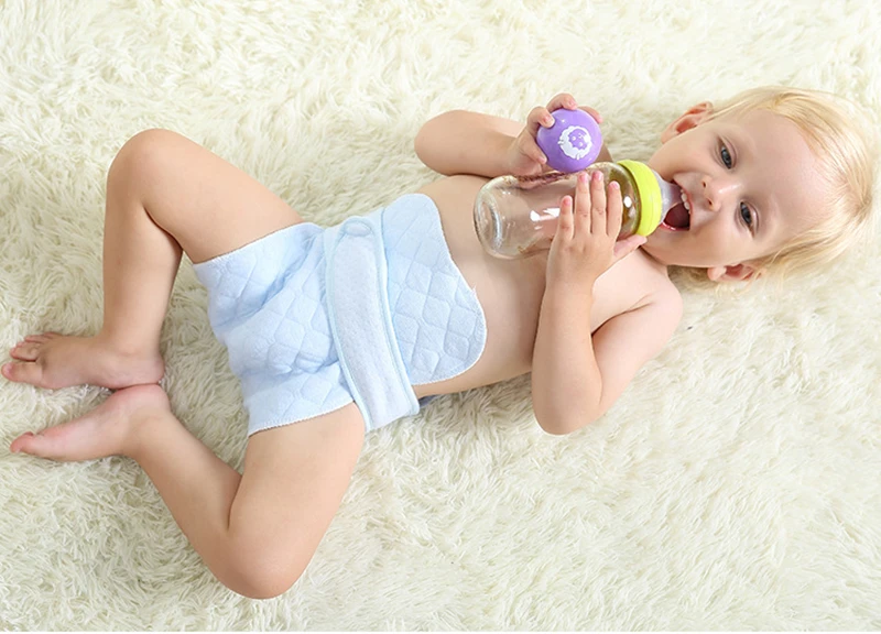 10 шт. моющийся многоразовый детский тканевый памперсы Подгузники Вставки органический хлопок 3 слоя 46*17 см для младенцев тканевые подгузники для новорожденных