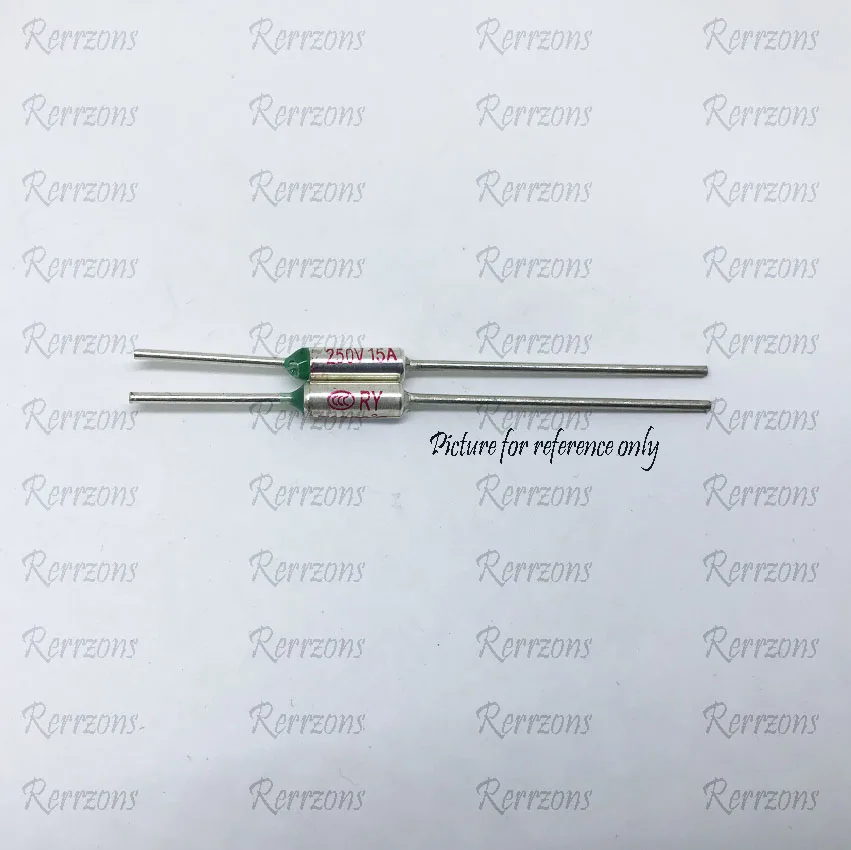 

20 Pcs RY TF 180 Celsius Circuit Cut Off Thermal Fuse 250V 15A Diameter HIGH Quality free shipping
