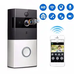 Беспроводной Wi Fi видео дверные звонки телефон 1080 P HD камера домофона удаленного движения PIR сигнализации дома системы видео домофонный