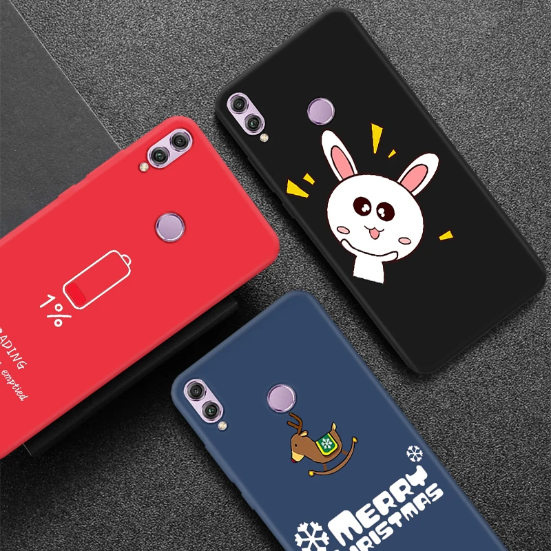 

Silicon Candy Color Rabi Case for Huawei Honor 6X 7C 7X 8C 8X 7A Pro 9 Lite Matte Protection Shell for Xiaomi Redmi Go Coque