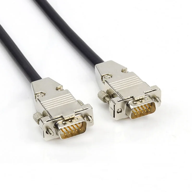 HDB15 to HDB15 Cable 3 Rows DB15 Pin Date Cable Male to Female Male to