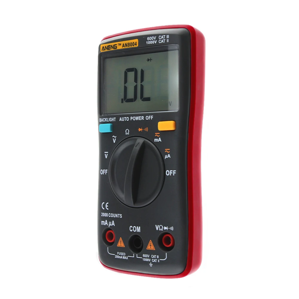 ANENG AN8004 multimetro Digital Multimeter Profesional Transistor Capacitor Tester esr lcr multi meter analog multimeter true rm