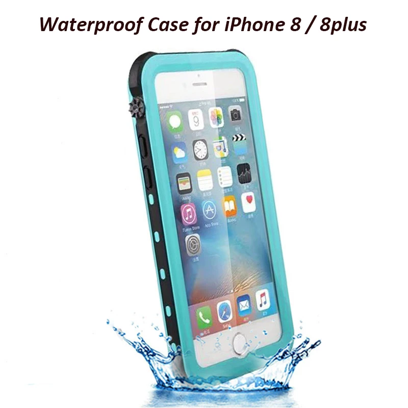 Для iPhone 8 герметичный водонепроницаемый чехол для 8plus противоударный подводный