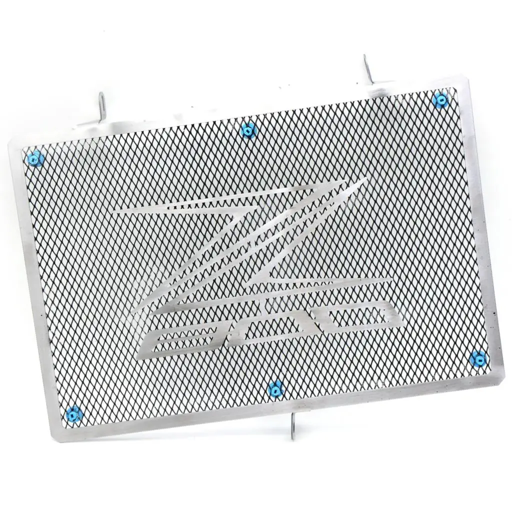 

Motorcycle Radiator Grill Guard Cover Protector Orange Black Radiator Protection Cover For kawasaki z800 2013 2014 2015 2016