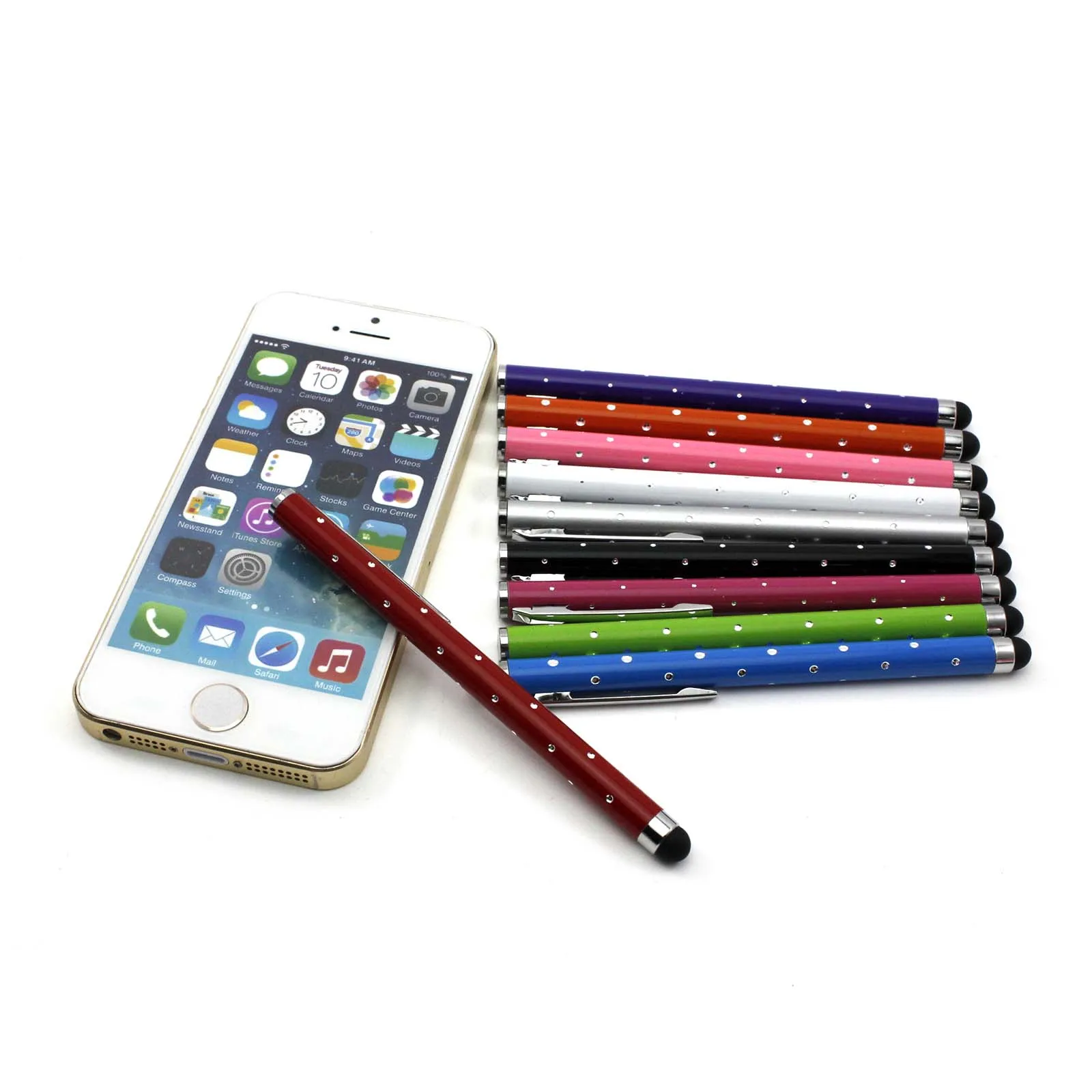 

Generic Touch Screen Pen Drawing Pen Shining Stars Style Stylus with Clip for iPad For Smart Phone Tablet
