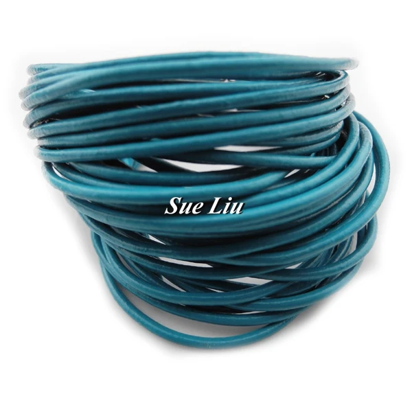 Круглый шнур из натуральной кожи 1 5 мм 2 0 3 м каждая|leather cord|genuine leather cordround cord |