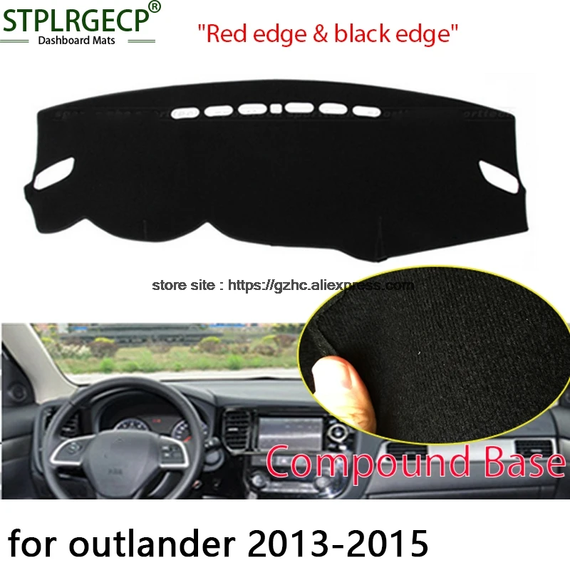 StplrgeCP For Mitsubishi outlander double layer Car Dashboard Cover