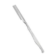 Бритва из нержавеющей стали, ручная Мужская бритва для удаления волос, винтажная Бритва для лица, тела, бровей, бритвенный нож, парикмахерский инструмент для волос, для домашнего использования