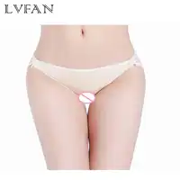 3 Pcs/lot women comfortable silk underwear sexy lingerie briefs a variety of colors soft breathable ladies panties LVFAN K001
