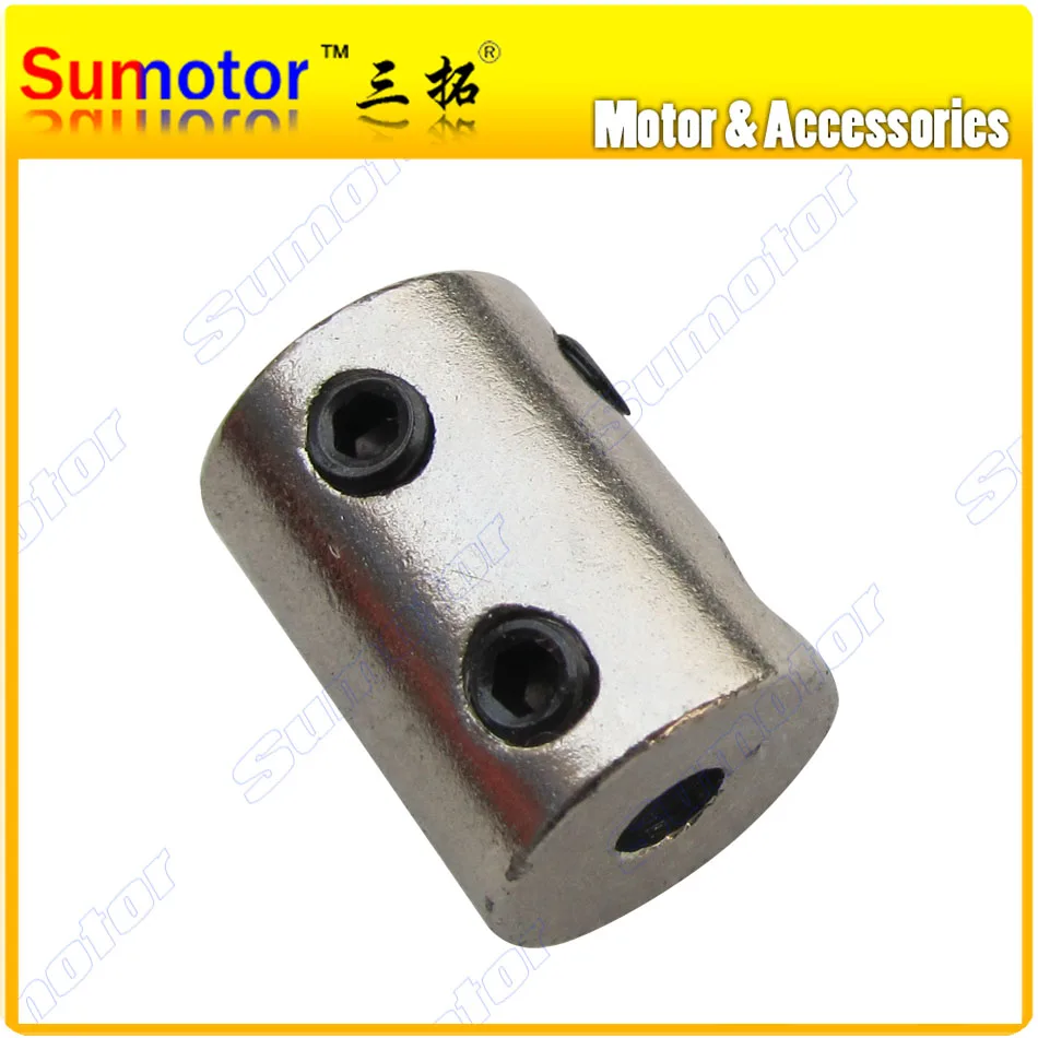 Rigid Steel coupling inner bore diameter 5mm 6mm 7mm 8mm 10mm 12mm
