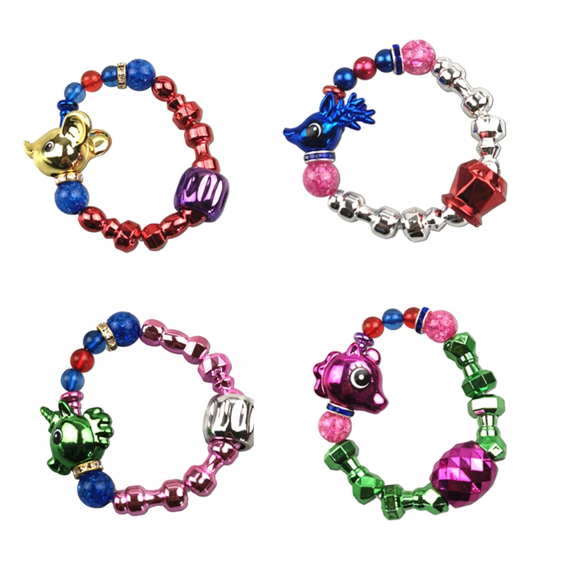 

2018 New Creative DIY Magic Tricks Bracelet Twisty Animal cute Pets Stitching Magical Bracelet for Girls Women Party Xmas Gift