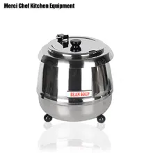 ITOP 10 Liter Electric Soup Kettle Warmer Pot Hinged Lid Stainless Steel Pot Buffet Party Cooker Soup Pots ITOP 10 Liter Electric Soup Kettle Warmer Pot Hinged Lid Stainless Steel Pot Buffet Party Cooker Soup Pots