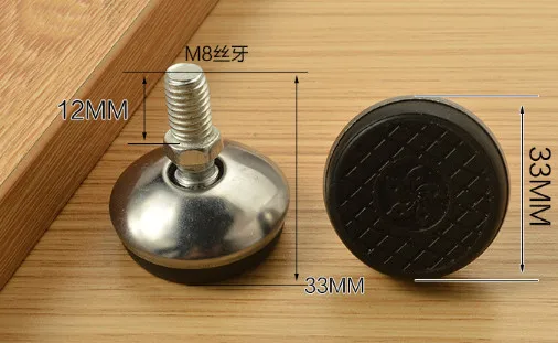 

01 Adjustable foot cushion, heavy-duty universal movable foot cup furniture, machine damping adjusting foot screw