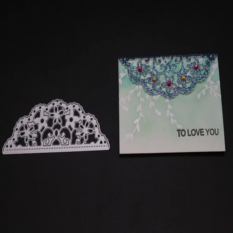 

Glita Creatif metal cutting dies lace flowers scrapbooking albulm photo decorative paper card making new stamps and dies