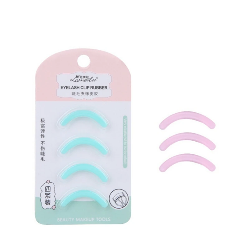 1Set Random Color Makeup Replacement Eyelash Curler Refill Silicone Pad High Elastic Quick Rebound Not Rubber 1Set Random Color Makeup Replacement Eyelash Curler Refill Silicone Pad High Elastic Quick Rebound Not Rubber