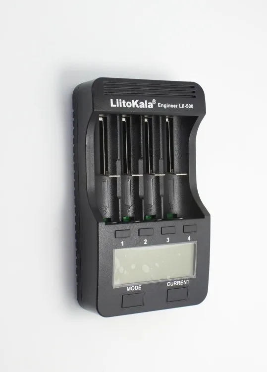 Liitokala lii500 lcd 3,7 V/1,2 V AA/AAA18650/26650/16340 зарядное устройство с экраном+ 12V2A адаптер lii-500 5V1A 18650 зарядное устройство