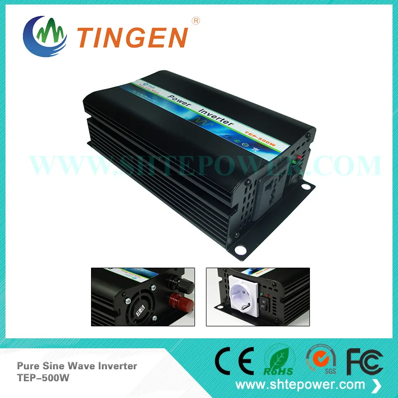 power inverter dc 12v ac 220v,500w pure sine inverter , 12v 220v inverters