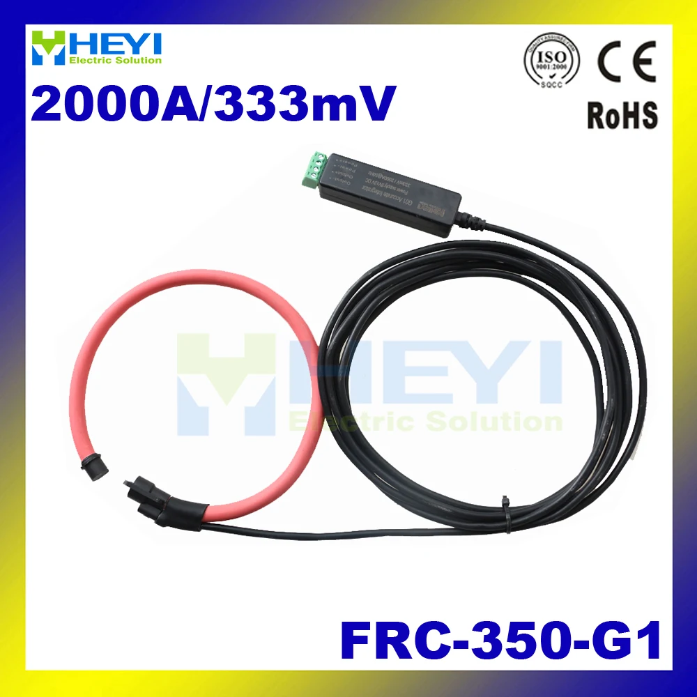 

Clamp-on Ac current measurement Input : 1~2000A Output : 333mV rogowski coil flexible ct (FRC-350-G1)
