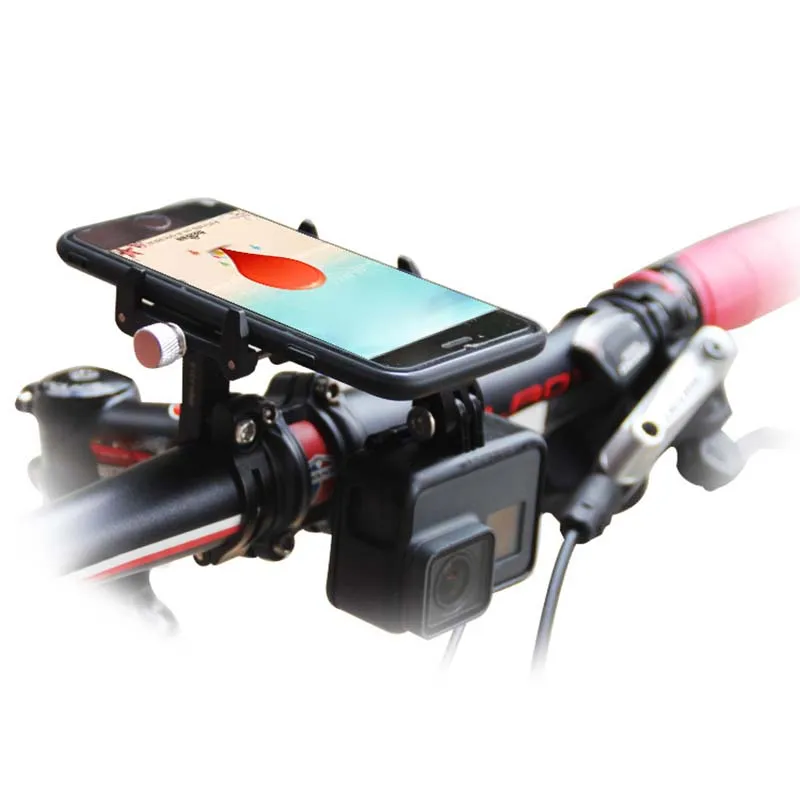 

GUB Bicycle Handlebar Bracket Holder Mount Aluminum Alloy Anti-corrosion Mobile Phone holder Bicycle Accessories
