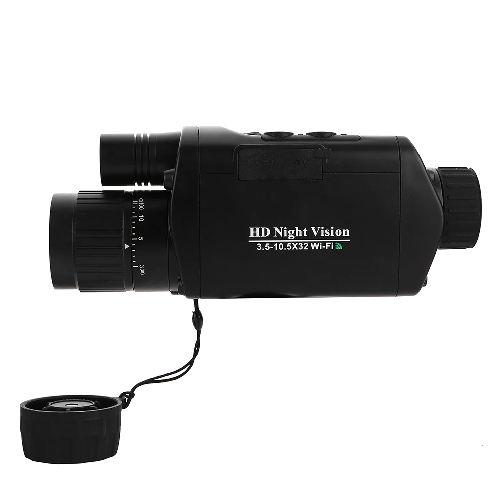 3,5-10,5x32 wifi цифровой Монокуляр телескоп инфракрасное устройство ночного видения телескоп камера видео для охоты наблюдения за птицами