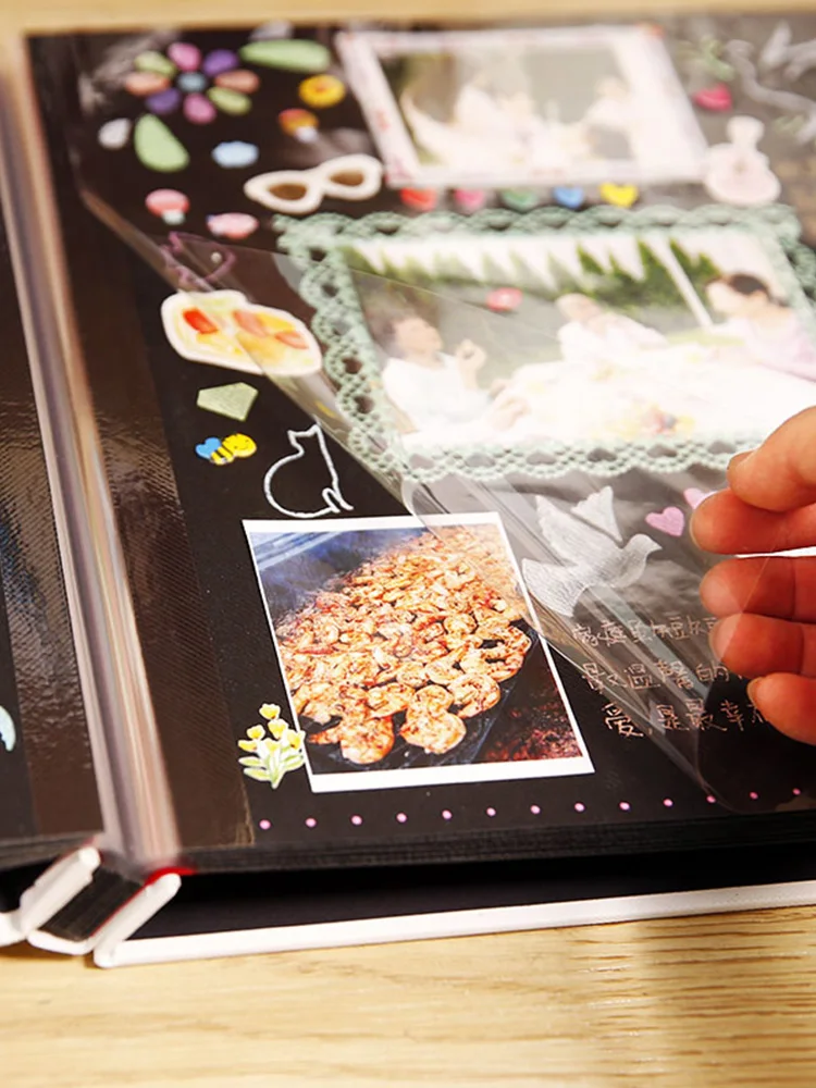 

Large Size 3-10 inch Photo Album Baby Family Scrapbook Albums Wedding Foto High Quality Handmade DIY Young Commemorate Book 7