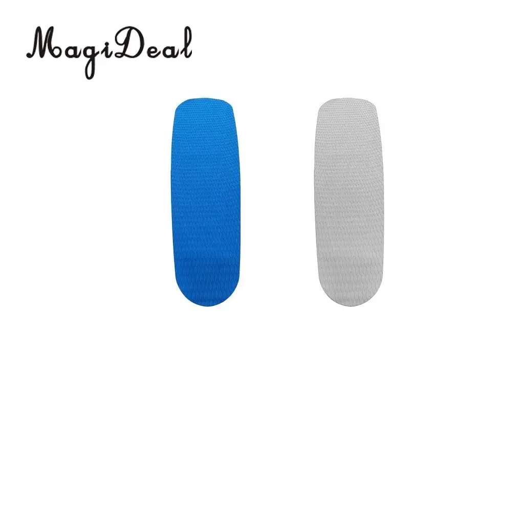1 Piece Anti-slip EVA Surfing Surfboard Traction Anti-Slip Pad Deck Grip Tail Pad Gray/Blue Water Sports for Skimboard Bodyboard