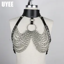 UYEE пикантное белье из кожи жгут женский бюстгальтер пояс для подтяжек нижнее белье бюстье корсет кожа горячая Распродажа Выпускные платья чулки